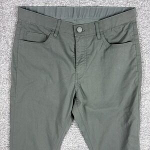 Faherty Movement Pants Mens 30x32 Gray 5 Pocket Chino Coolmax Stretch Organic